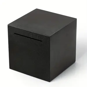 1 pcs Adult Large Stainless Steel Piggy Bank Unbreakable Money Box Only In Out Help Budget Savings Must Break To Access