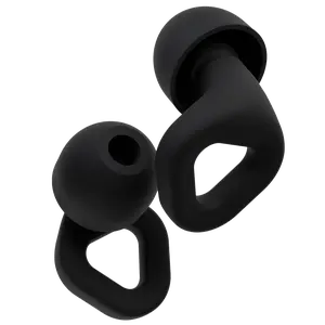 ZENZ Unwind Earplugs - Soft and Comfortable Design for Relaxation and Noise Reduction - Onyx Black