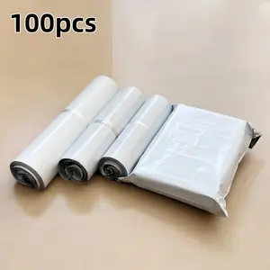 100 Shipping Bags, Self-Adhesive Sealed Pouches, 5 Sizes S to Xxl, Clothing Packaging, Business Use, Express Delivery & Mailing Bags