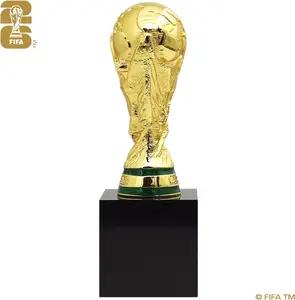 Official FIFA World Cup 2026 Edition - 4 Inch 3D Trophy w Acrylic Base - Timeless Collector’s Item Premium Zinc Alloy - FIFA World Cup Trophy Replica Perfect for Desk, Man Cave, Football Memorabilia