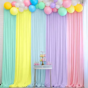 10x7ft Unicorn Backdrop Curtain - Magical Pastel Background for Birthdays,  Shower, and Party -  Wrinkle-Free Fabric, Easy to Hang, Ideal for Photography and Event Decoration