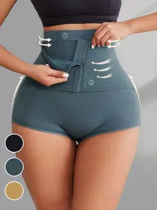 Women's High Waist Dual Compression Shapewear Shorts, Tummy Control Butt Lifting Shaper, Adjustable Body Shapewear,Women's Shapewear Bottoms for Daily Wear, Tummy Tuck Garment, Highwaist Girdle Everyday, Body Sculpting Compression Shorts