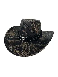 Best-selling Western Cowboy Hat, Ethnic Style Tibetan Wide-Brimmed Jazz Hat, Unisex Party Hat