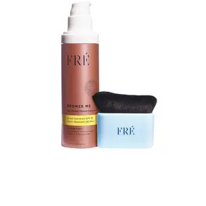 FRE Bronze Me Sunkissed Mineral Sunscreen SPF 50 With Bronzing Body Brush