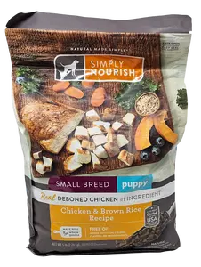 Simply Nourish Small Breed Puppy Chicken and Brown Rice Dry Dog Food, 5 Pounds