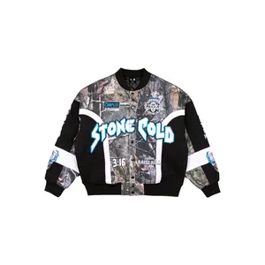 WWE STONE COLD RACE JACKET CAMOUFLAGE