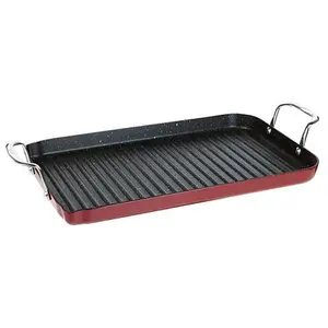Curtis Stone DuraPan+ Nonstick Double Burner Grill Pan