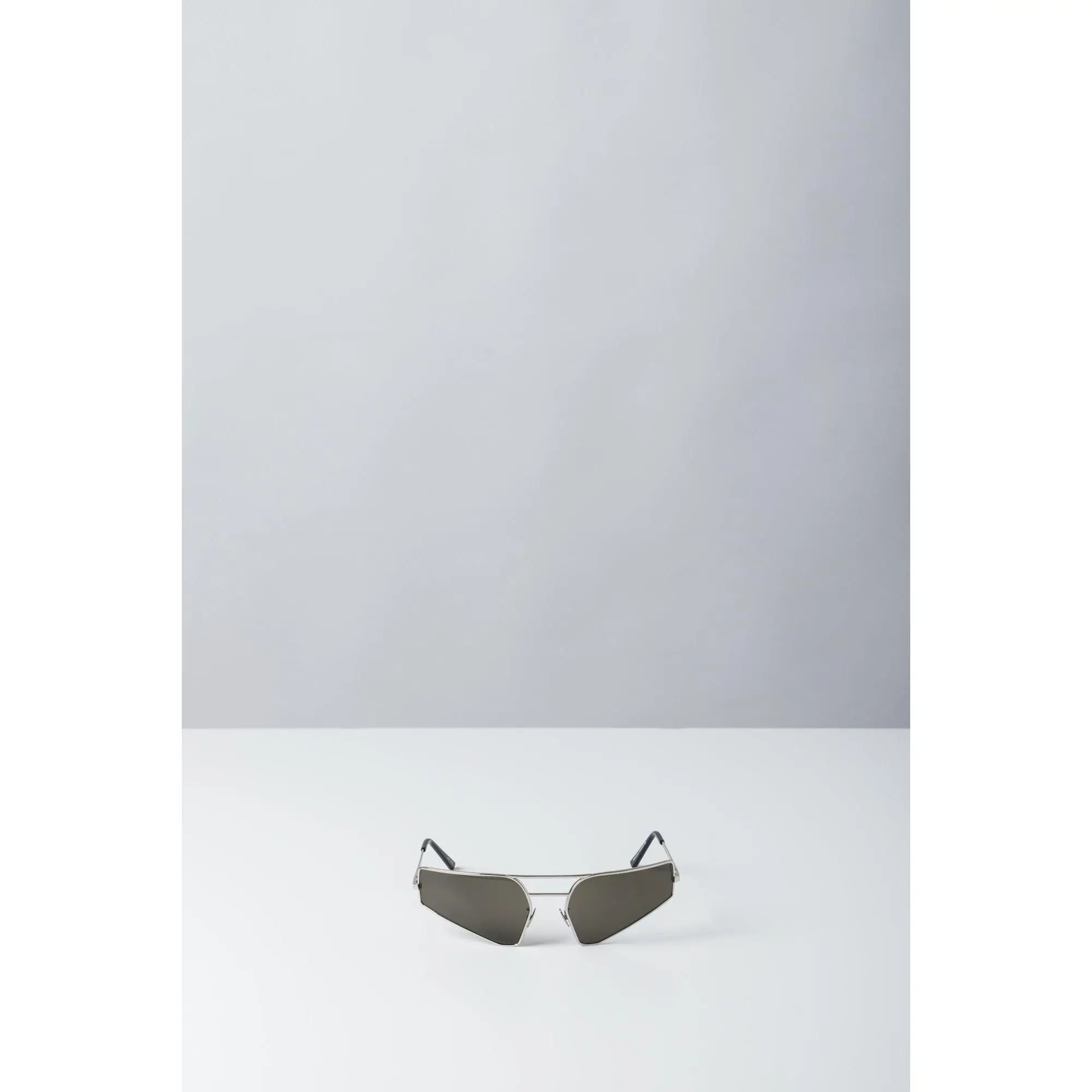 Rick Owens Prong Sunglasses in Silver SS25