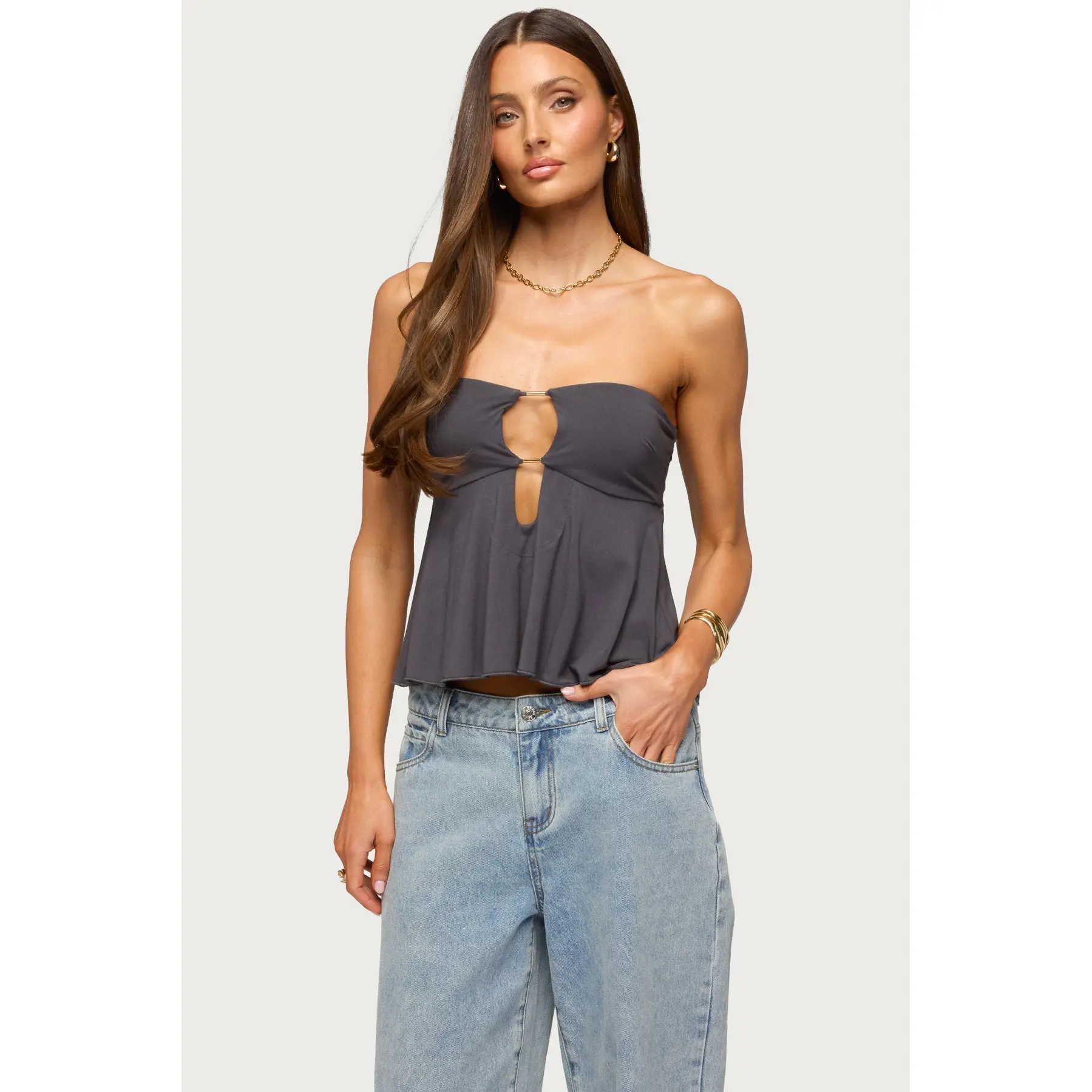 chest cut out top - TikTok Shop