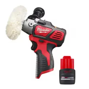 Milwaukee M12 12-Volt Lithium-Ion Cordless Variable Speed Polisher/Sander w/M12 12V Lithium-Ion CP High Output 2.5 Ah Battery Pack