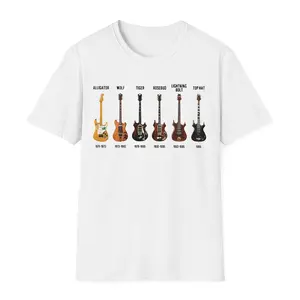 Jerry Garcia Guitar History Grateful De.ad T-Shirt - Heavyweight Unisex Crewneck T-shirt, Sweatshirt & Hoodie