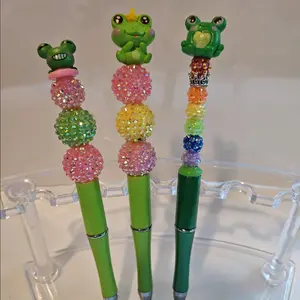 Beaded Frog Pens on live only