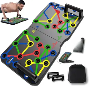 Extra Large Push Up Board, Portable 30-in-2 Workout Set for Push Up, Multi-functional Pushup Stands for Strength Training, Fat Burning Push Up Bar for Home Gym, Perfect Chest Workout Equipment for Men & Women 26.2" x 13.8"