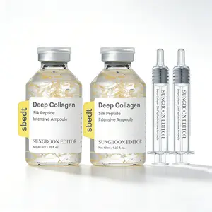 Sungboon Silk Peptide Lifting Ampoule – Korean Anti-Aging Ampoule | Silk Water + Volufiline for Instant Lifting, Collagen Boost & Silky Smooth Skin