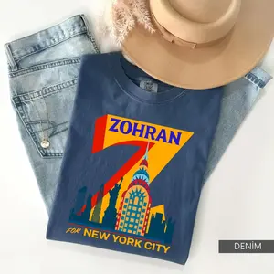 Comfort Colors Zohran Mamdani Tee Zohran for Mayor of New York Tee Vote Zohran Rank Zohran Say No to Cuomo Progressive Democrats DSA Shirt