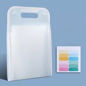 13 Pocket Expanding Accordion File Folder, Letter Size Portable Document Organizer with Comfort Grip Handle, 5 Color-Coded Expandable Filing Pouch, Portable Paper Storage Organizer for School Students Home & Office Use, Ideal Document Storage Supplies