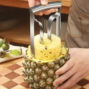 1PC Pineapple Knife Peeler Pineapple Peeler Household Stainless Steel Fruit Peeler Eye Cutting Pineapple Tool Kitchen Gadgets