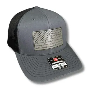 Pledge Allegiance American Flag Patch Hat
