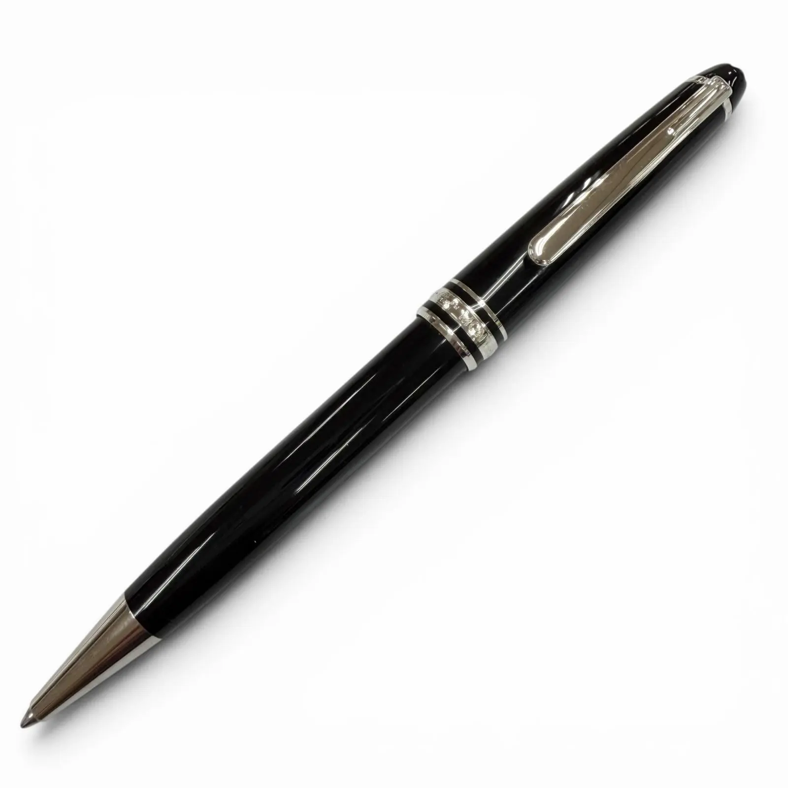 Pre-owned Montblanc Others Small Leather Goods Meisterstuck Platinum Line Ballpoint Pen