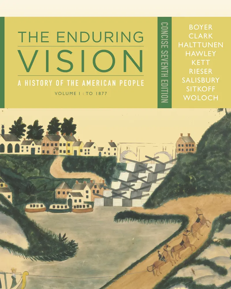 USED-The Enduring Vision: A History of the American People, Volume I: To 1877, Concise by Boyer, Paul S. (Paperback)