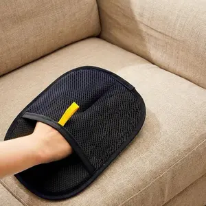 Pet Hair Removal Glove Cat Fur Cleaner Dual-Sided Brush, Dog Grooming Tool, Effective De-Shedding Mitt, Single Item Pack