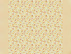 Aunt Grace Garden Variety | Orange Petite Floral by Judie Rothermel for Marcus Fabrics | R351027D-ORANGE
