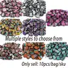Mixed Color Round Beads, 10pcs DIY Jewelry Making Supplies for Bracelet & Necklace, DIY Jewelry Accessories for Women & Girls, Crafts Accessories, Crafting Beads, DIY Beading Accessories, Beads Charms Accessories, Bracelet Beads And Charms