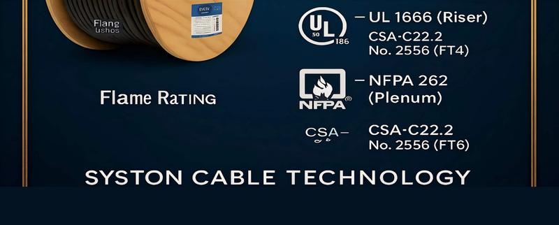 Syston 18/3 Brown Thermostat Doorbell HVAC Cable - 18 AWG 3-Conductor Solid Copper, 300V CL3R/FT4/CMR Riser-Rated, UV Resistant, Low Voltage for Thermostats, Doorbells, Burglar Alarms (Indoor/Outdoor, RoHS Compliant)