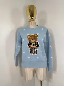 teddy polka dot sweater