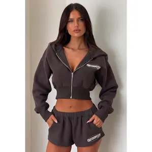 Series 10 Cropped Jacket - Charcoal Series 10 Cropped Jacket - Charcoal