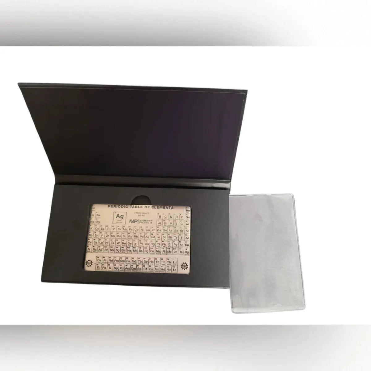 North View Products Periodic Table 1 oz Silver Card w/ Sleeve & Box