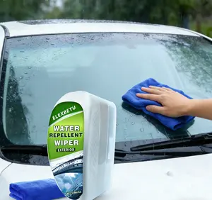 Elexbetu Car Windshield Water Repellent Wiper Microfiber Cloth for Heavy Rain Removal Improves Visibility by 90% Safe Effective Cleaning