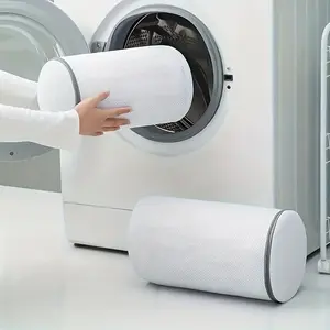 Shoe Wash Bag, 1 Count Shoe Laundry Bag, Sneaker Mesh Washing Cleaning Bag, Travel Organization Pouch, Laundry Room Organiser for Sneakers Running Shoes Socks Bras Washing Machine