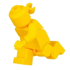 Solid Multi-color Little Figure Building Blocks Multi-joint Super Movable Third-party Little Figure Accessories Toy Modification