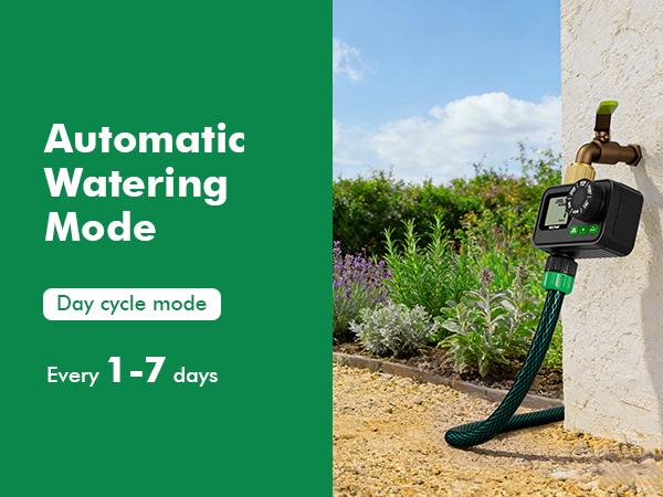 RESTMO Sprinkler Timer, Programmable Water Timer for Garden Hose, Automatic Control | Manual ON/Off | Rain Delay for Outdoor Faucet, Drip Irrigation and Lawn Watering System.