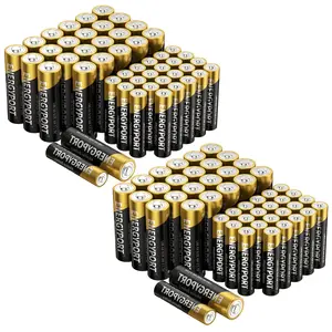 ENERGYPORT Alkaline Batteries 96-Count Combo Pack, (48 Double AA, 48 Triple AAA), Ultra Long Lasting Battery for Home and Office, 10-Year Shelf Life, Reclosable Packaging
