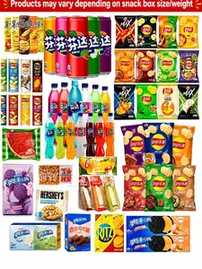 6LB Assorted Asian Snack Box Sweet & Savory Ramen Drinks Multipack Wide Selection Variety Delights Inclusive Snacks Random Surprise Set Noodle Dessert Candy