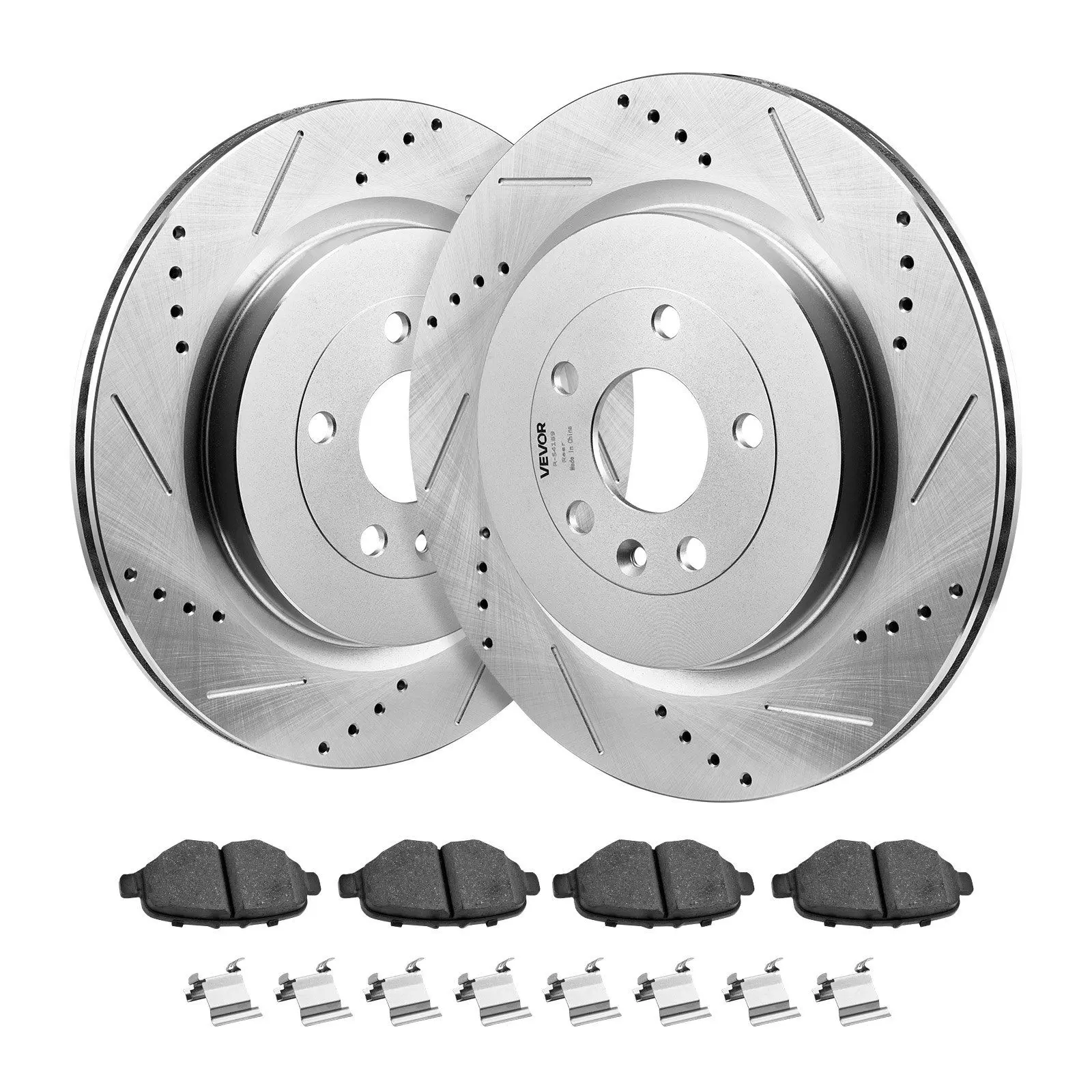 VEVOR Front and Rear Ceramic Brake Kit Fits for 2013-2015 Ford Explorer Brake Pads
