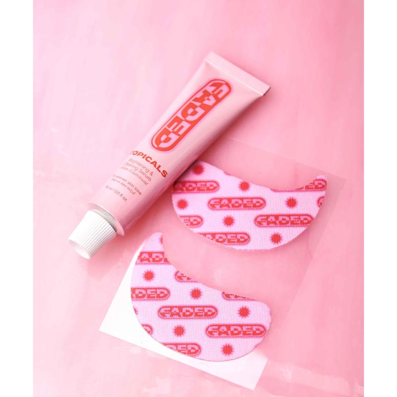 Faded Under Eye Masks - Rejuvenating Skincare for Enhanced Skin Tone and Hydration Arbutin Caffeine