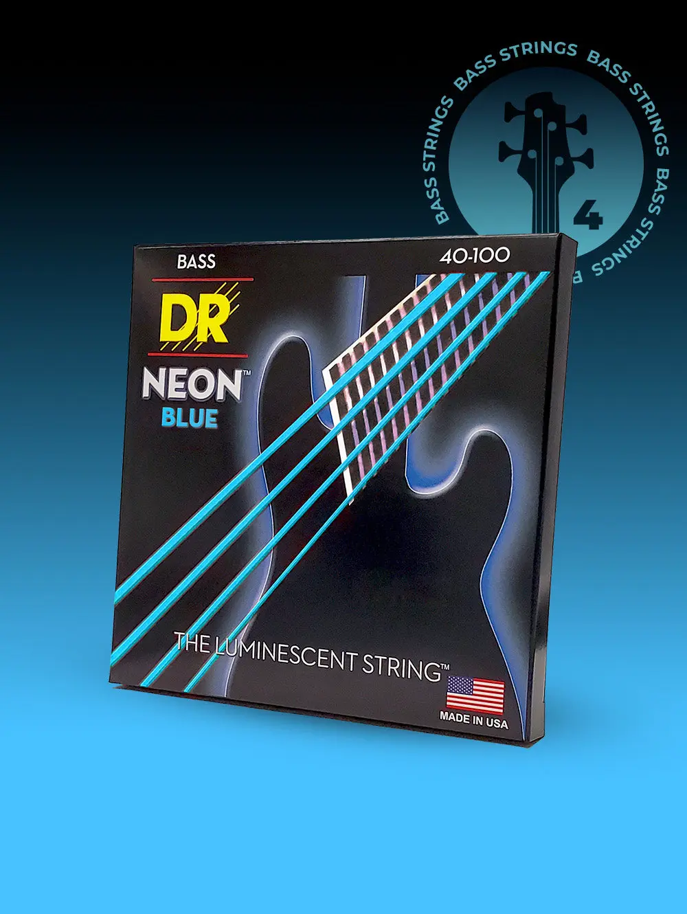 Hi-Def NEON™ Color Coated 4-String Bass Set Hi-Def NEON™ Color Coated 4-String Bass Set