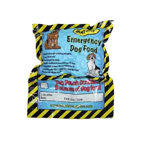 Mayday Emergency Dog Food Ration, 8 oz foil sealed bag, 5-year shelf life