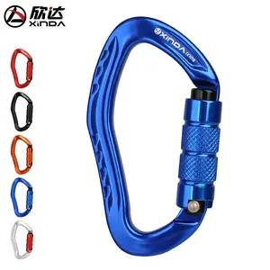 Xinda Xinda mountaineering buckle Outdoor climbing equipment Fast buckle Safety buckle Cave main lock Mountaineering hook lock