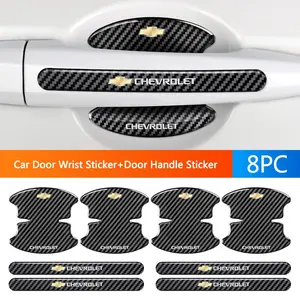 4/8pcs Car Door Handle Bowl Anti-Collision Protective Stickers, Sticker For Cars, Compatible with Chevrolet Models, Durable & Stylish Design