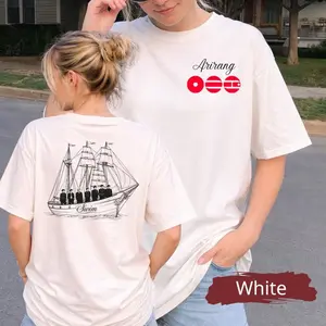 Arirang Swim Track Shirt, Keep Swimming Tee, kpop World Tour 2026 Concert Shirt, ARMY Fan Merch Gift VAO