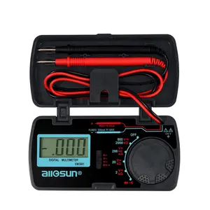 ALLOSUN-EM3081 Multimeter/DMM/Multi Tester Amp/Ohm/Volt Meter/Diode and Continuity Test Size