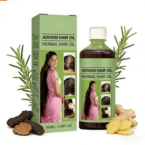 Polygonum multiflorum Herbal Oil para la caida del cabello for Scalp Nourishment, Hair Strengthening & Cleansing - Contains Rosemary & Ginger for Smooth Manageable Hair Care  with Conditioner Anti-Hair Loss Serum