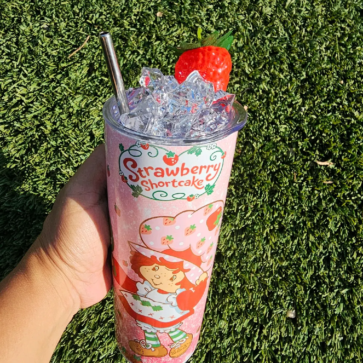 strawberry shortcake 20oz tumbler strawberry shortcake 20oz tumbler