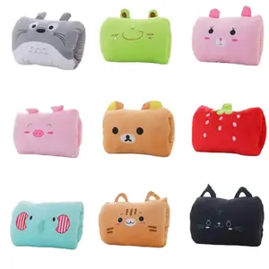 Cute Cartoon Winter Hand-Warming Pillow Insertable Plush Toy Cushion Adorable Hand Warmer Doll for Girls Cozy Functional Gift