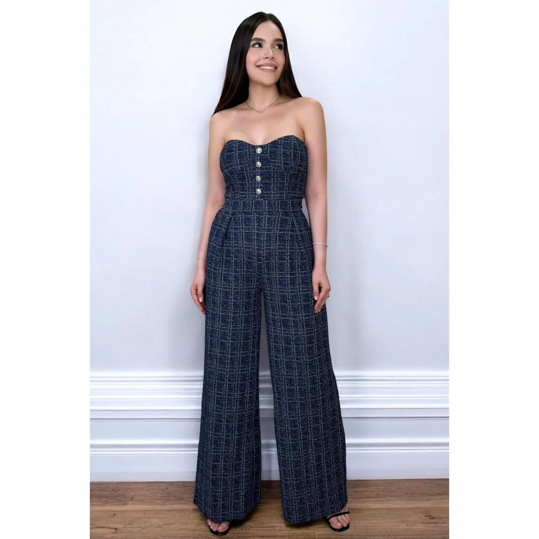 THE PERFECT TWEED JUMPSUIT - TikTok Shop