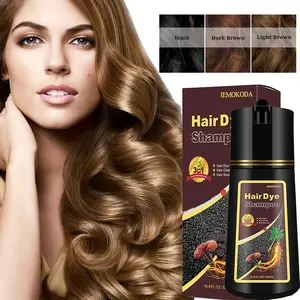 Herbal Light Brown Hair Color Shampoo -3 in 1 Lasting Hair Dye for Women & Men-Multi-Color Options,Nourishing Plant ingredients, Perfect Valentine's Day Gift for Hair CareHaircare Product for Hair Color Salon